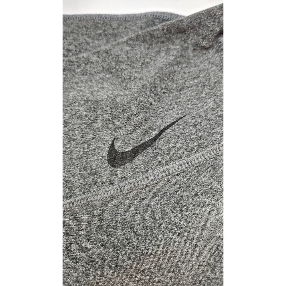 Nike Dri-FIT Womens Gray Heather Colorblock Training Leggings Small Tight Yoga - Picture 3 of 5